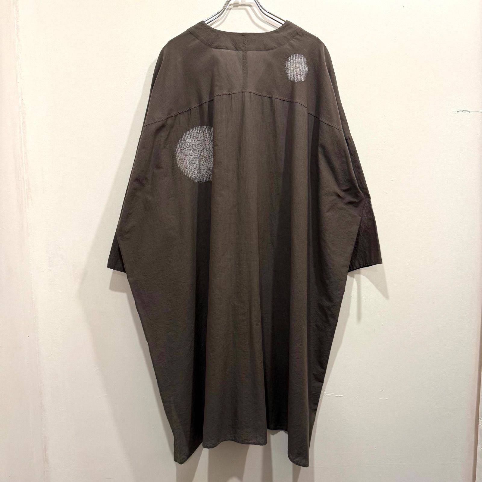 Jurgen Lehl ヨーガンレール シャツワンピース ワイドシルエット V