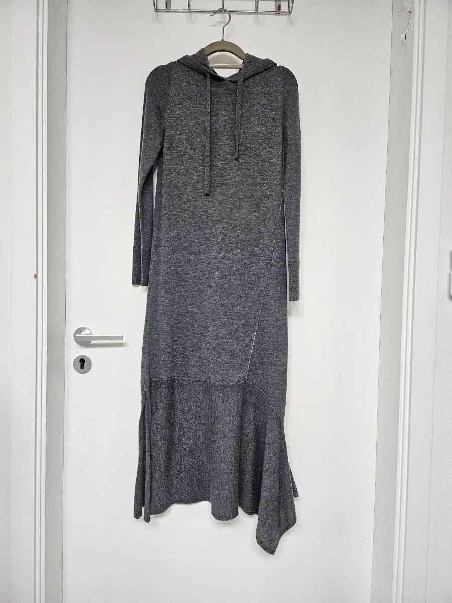TIME カシミア フード ロング ONE PIECE グレー