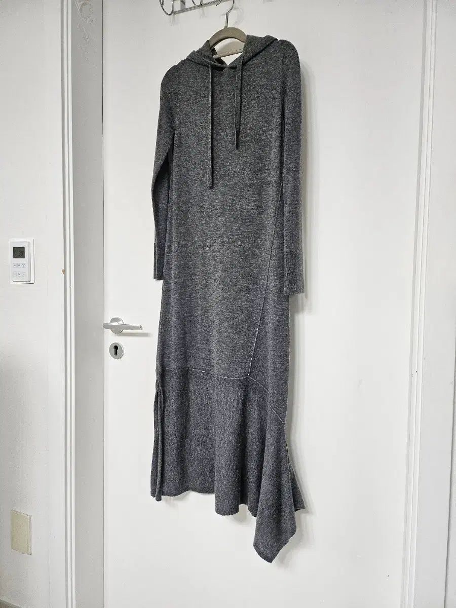 TIME カシミア フード ロング ONE PIECE グレー