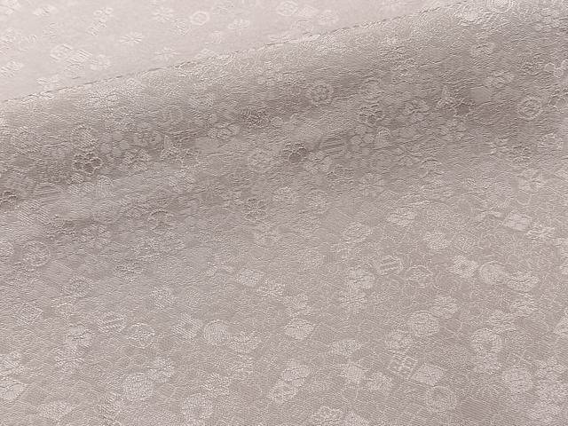 平和屋着物□上質な色無地 吉祥花地紋 撫子色 正絹 逸品 CABB2754xi