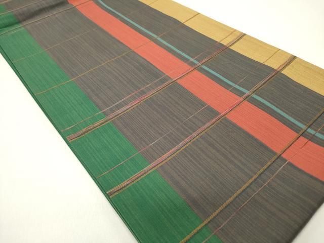 平和屋着物◎全通柄袋帯 間道 正絹 逸品 DAAZ1872xg - メルカリ