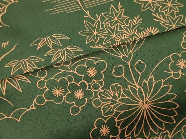 平和屋着物□上質な小紋 雲取り花松文 正絹 逸品 未使用 CABB3338oy