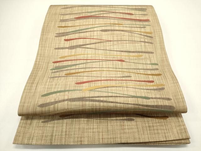 平和屋着物◎六通柄袋帯 抽象文 正絹 逸品 DAAZ1905xg - メルカリ