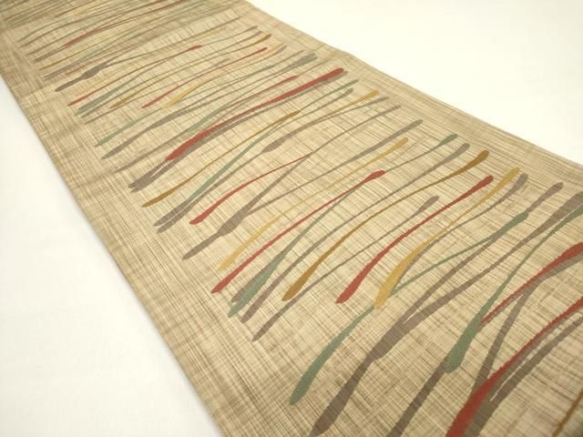 平和屋着物◎六通柄袋帯 抽象文 正絹 逸品 DAAZ1905xg - メルカリ