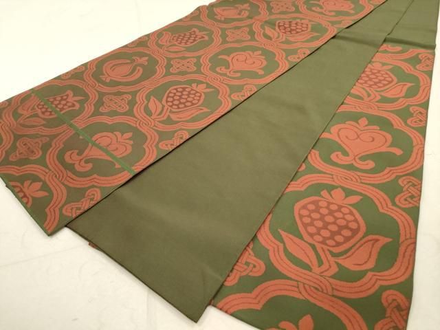平和屋着物◎六通柄 本袋帯 抽象花文 正絹 逸品 DAAZ1907xg - メルカリ