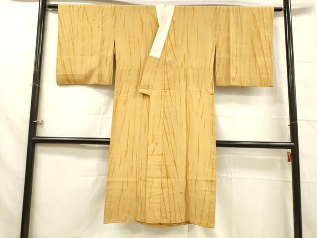 平和屋着物□長襦袢 無双仕立て 絞り 抽象文様 正絹 逸品 DABA0838cm