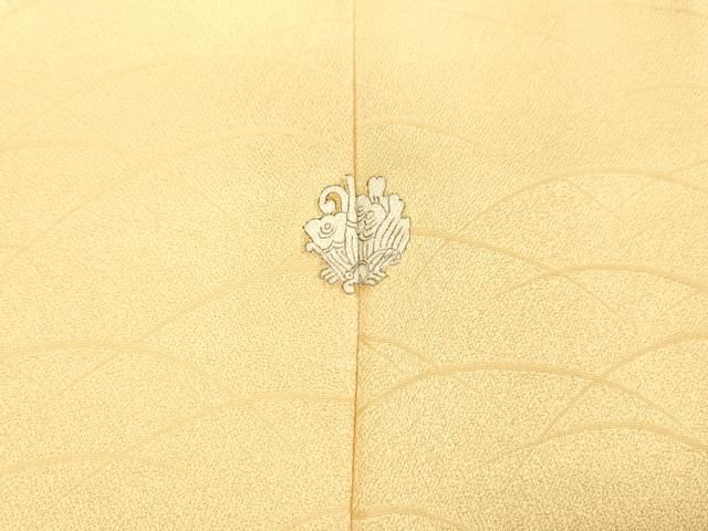 平和屋着物□上質な色無地 芝地紋 蜂蜜色 正絹 逸品 DABA0839cm - メルカリ