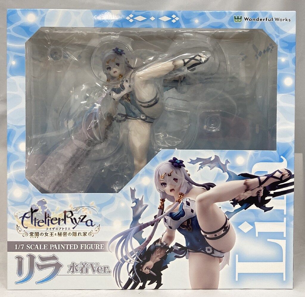 Wonderful Works ライザのアトリエ 常闇の女王と秘密の隠れ家 1 7スケール リラ 水着Ver あみあみ特典アクリルキャラクタープレート付 特典付