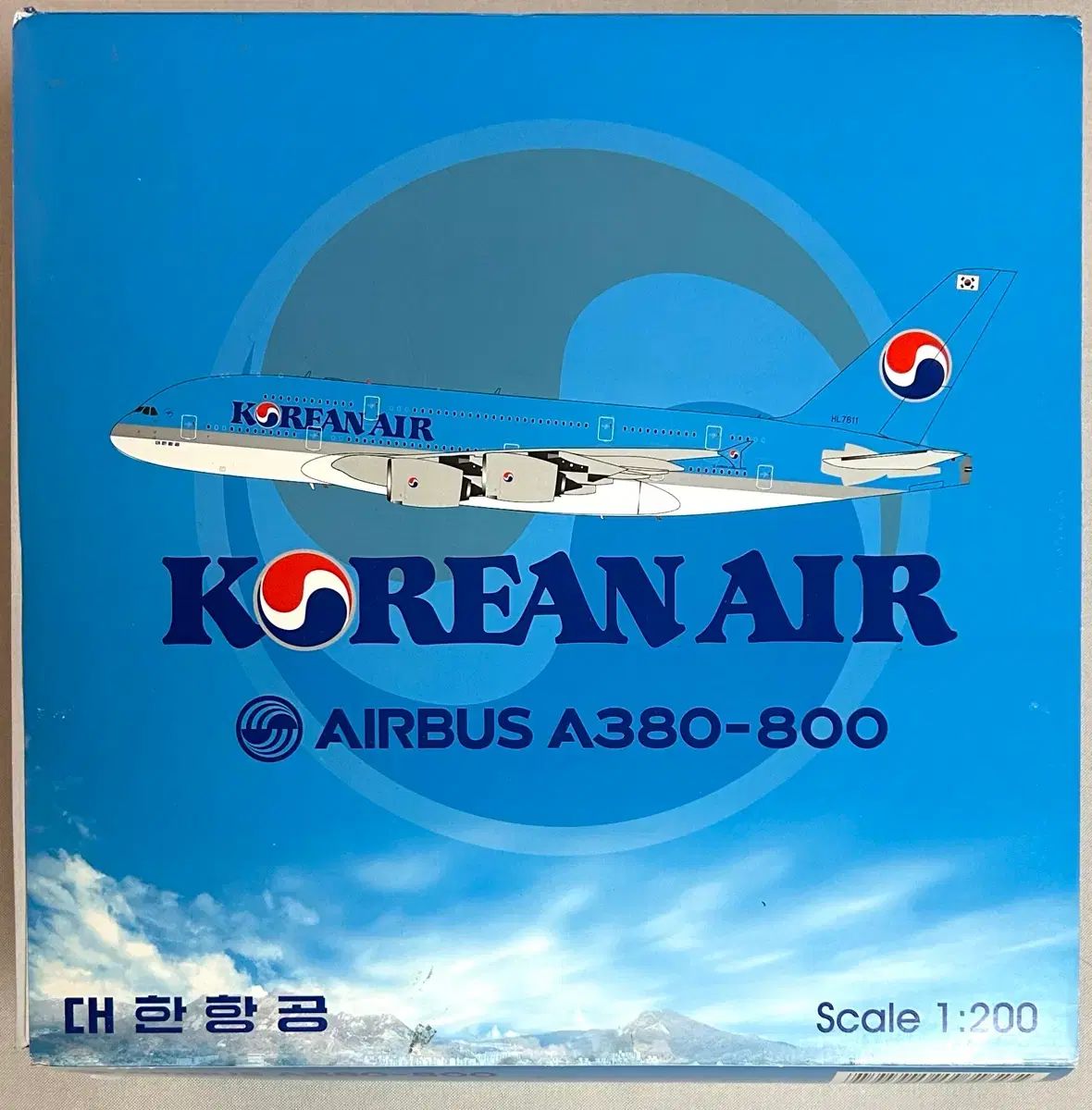 大韓航空 A 380 7611 模型 1 200 JCウイング 飛行機模型