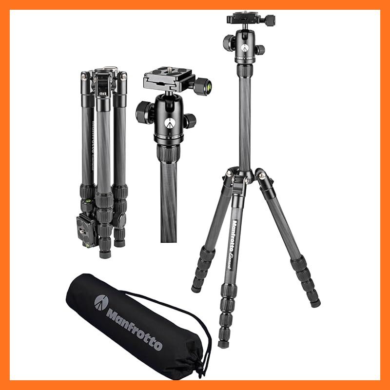 マンフロット Manfrotto Element 三脚 スモール ブラックカーボン 耐荷重6 kg 5段 開脚角度3段階調整 コンパクト 軽量 キャリングケース付属 BH