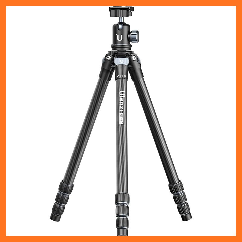 Ulanzi 3115 MT 60 トラベル三脚 カーボン三脚 一脚伸縮可変式 4段階伸縮 ローアングル撮影 一眼レフカメラ スマートフォン等対応