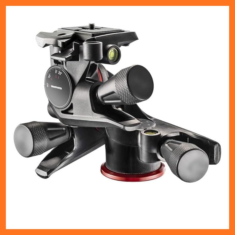 マンフロット Manfrotto 3ウェイ雲台 XPROギア3 WAY雲台 正確なフレーミングを実現できるギア雲台 クイックリリースプレート付属 最大耐荷重4 kg 自重750 g アダプト MHXPRO 3 WG