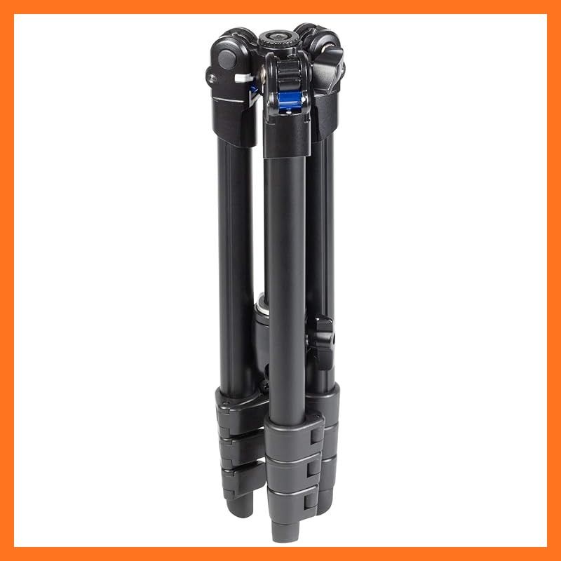 SLIK 三脚 エアリー S 100 WQ ダブルクイックシューセット アルミ 4段 レバーロック式 自由雲台 脚反転式