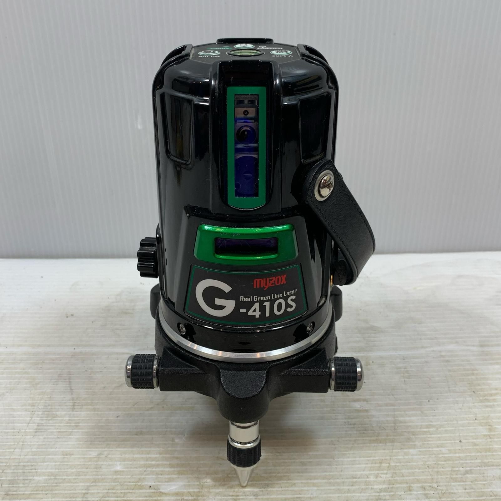 κκmyzox レーザー墨出し器 グリーンレーザー G 410 S ブラック