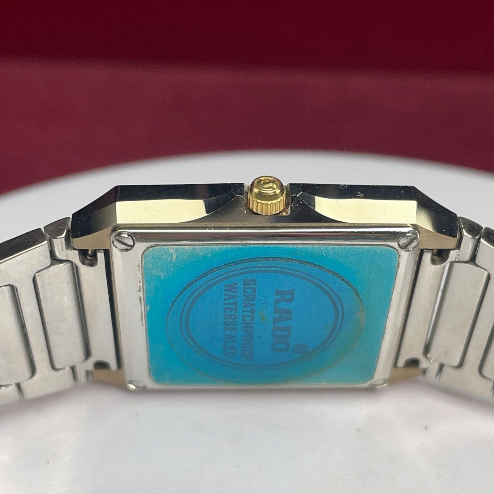 RADO DIASTAR QZ 電池交換済 スイス製 純正ブレス竜頭 90s