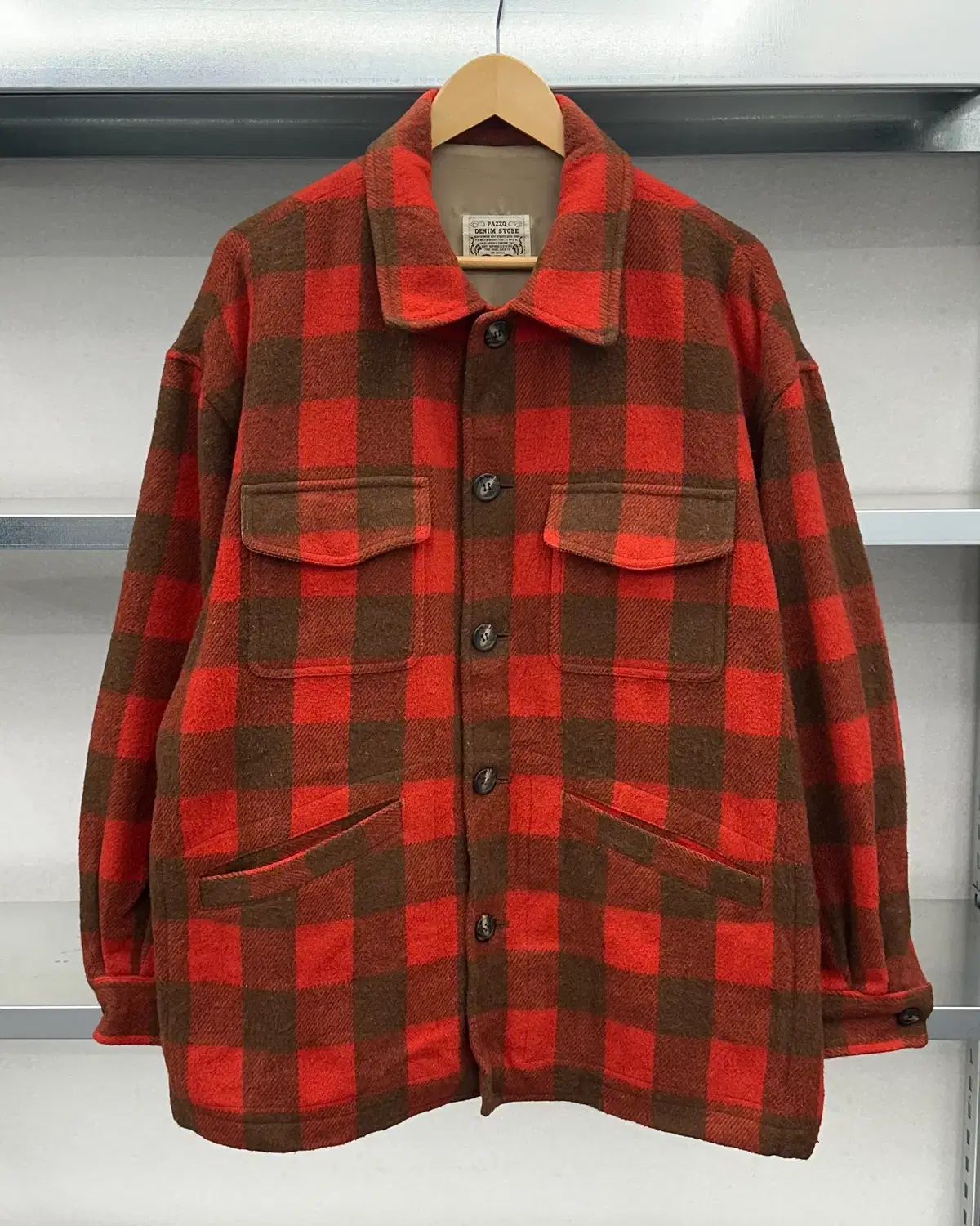 XL PAZZO バッファロー ウール ジャケット M 1498