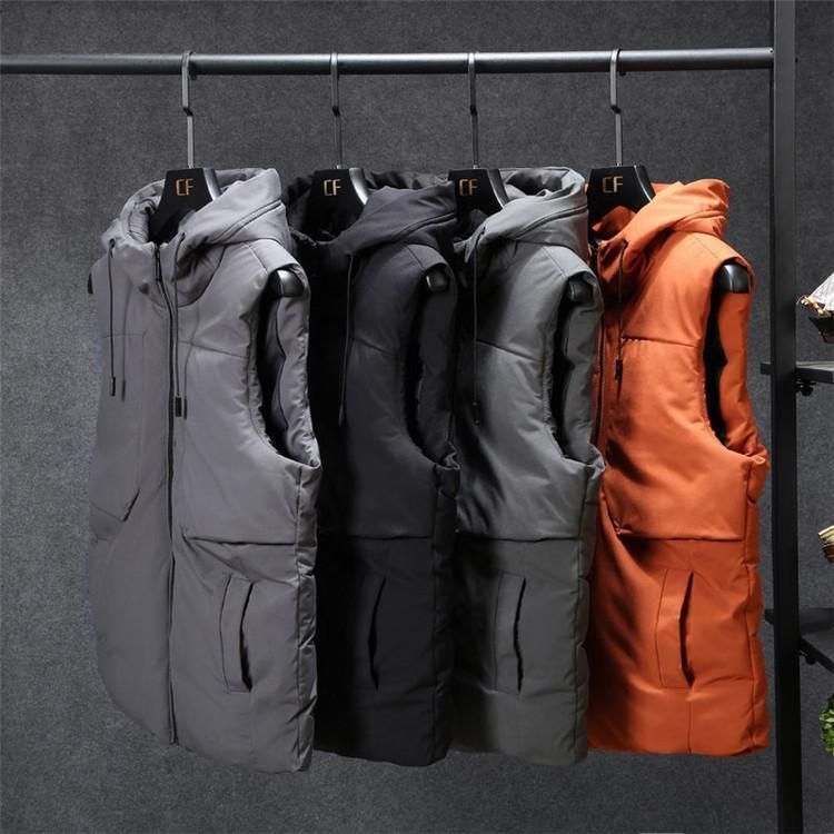 ダウンベスト メンズ ライト フード付き 保温 防風 軽量 カップル 中綿