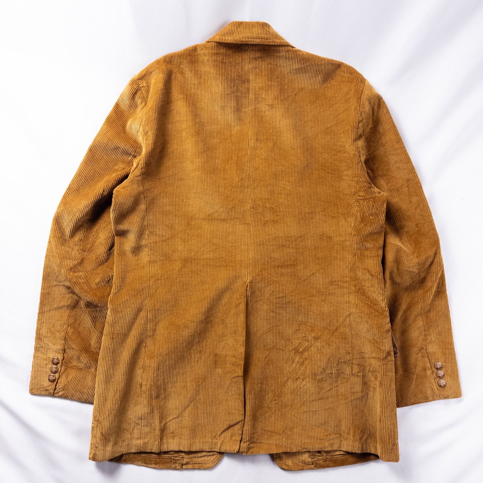 US Vintage 70s Montgomery Ward コットン 立体 起毛 太畝 レトロ 