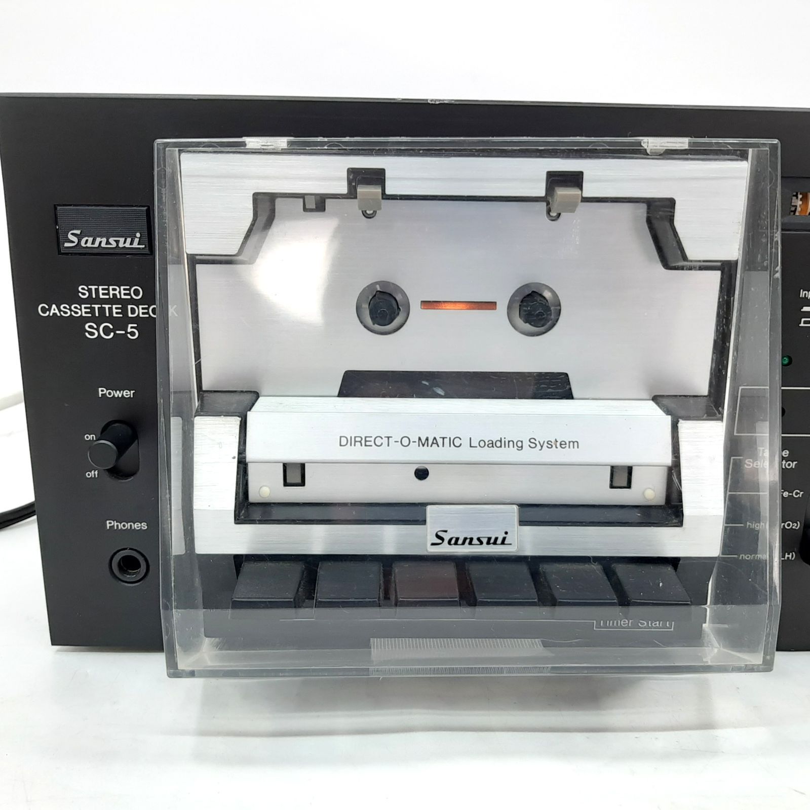 SANSUI サンスイ ステレオカセットデッキ SC-5 通電確認のみ ジャンク
