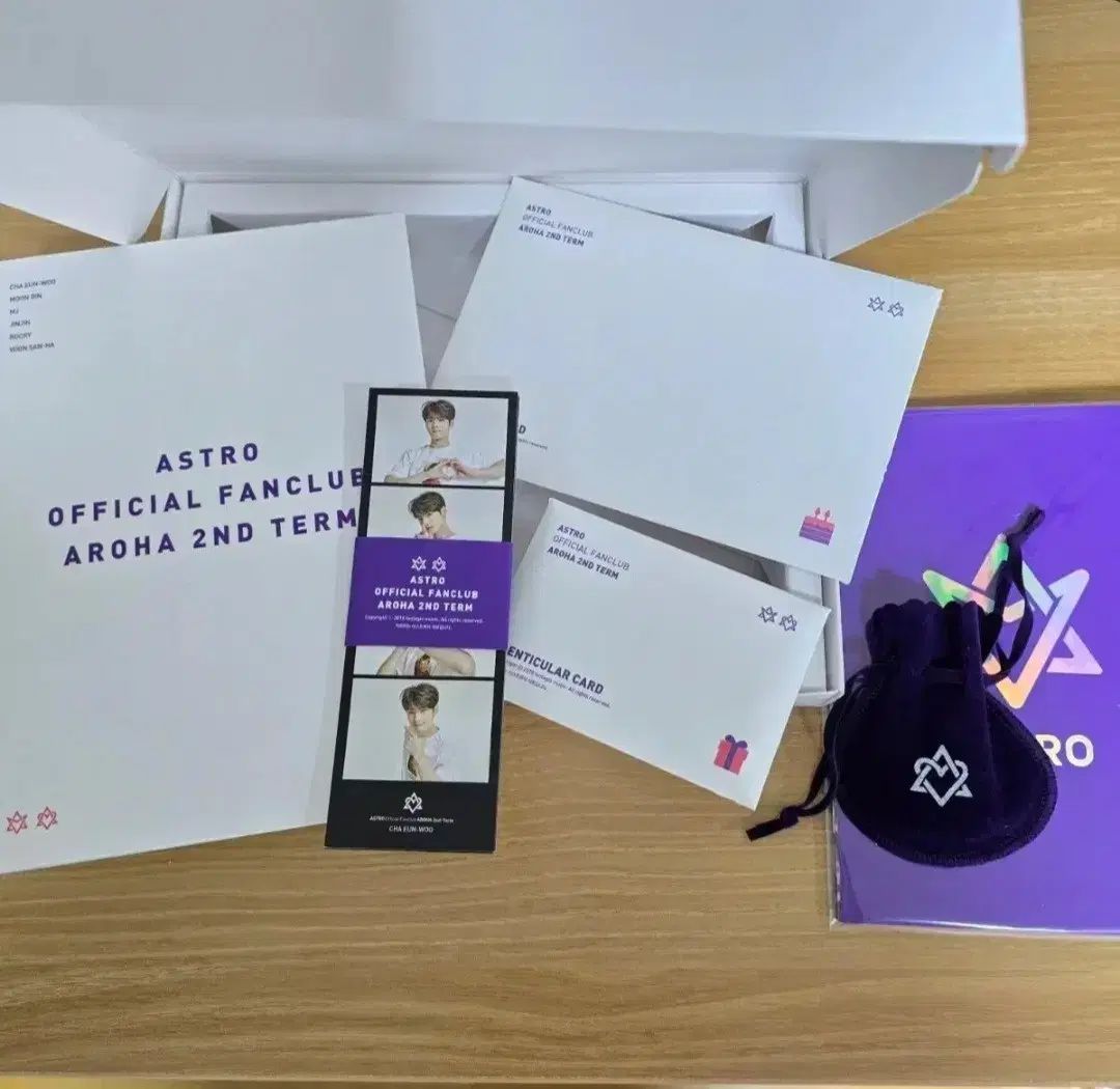 ASTRO 韓国ファンクラブ 2期 MD(リング: ウヌ) ASTRO AROHA 2期キット 未開封 フルセット 出品 チャ・ウヌ リング