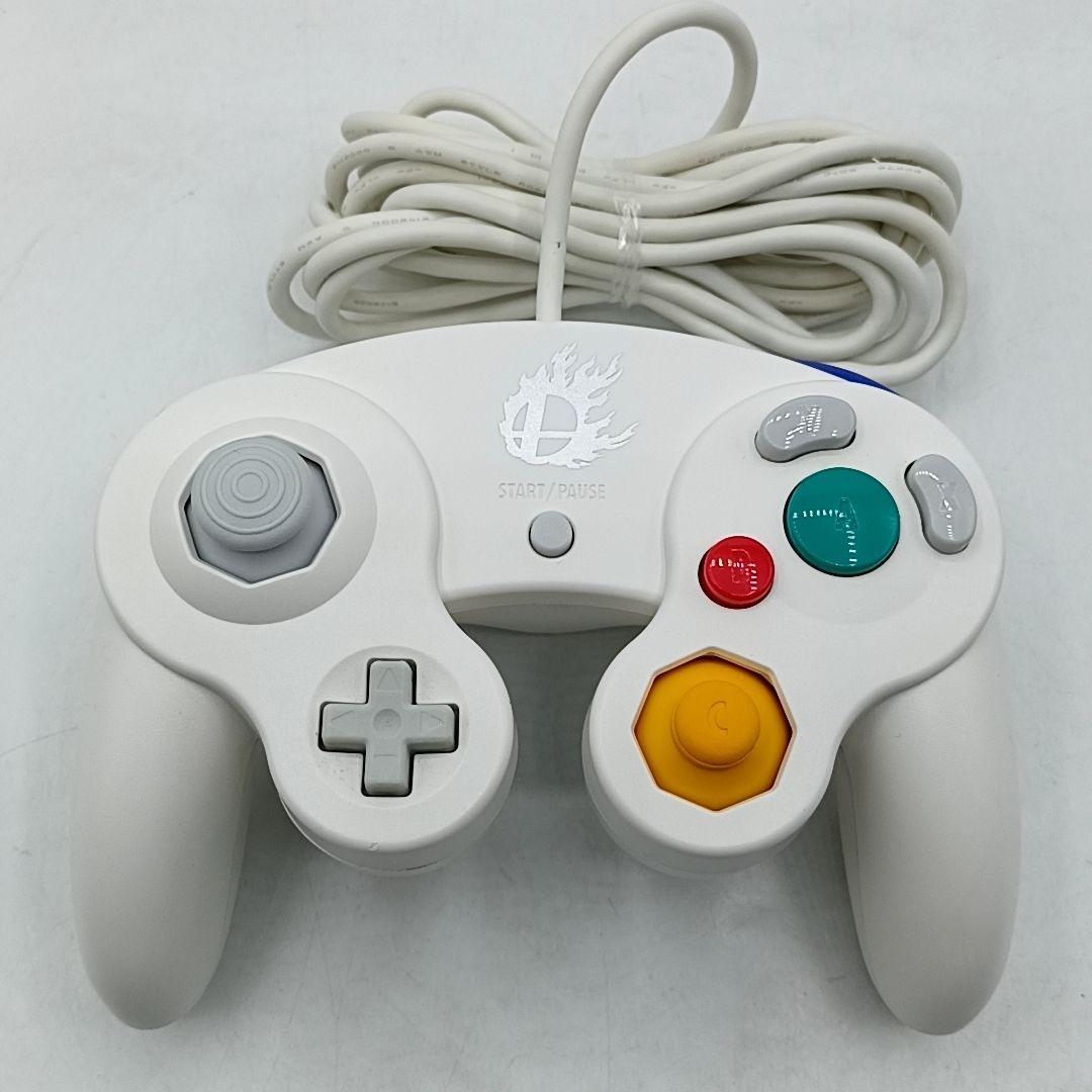中古動作品】ゲームキューブ コントローラー スマブラモデル ホワイト