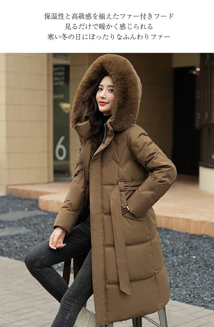 2WAY ダウンコート コート レディース 冬 ダウンジャケット ロング