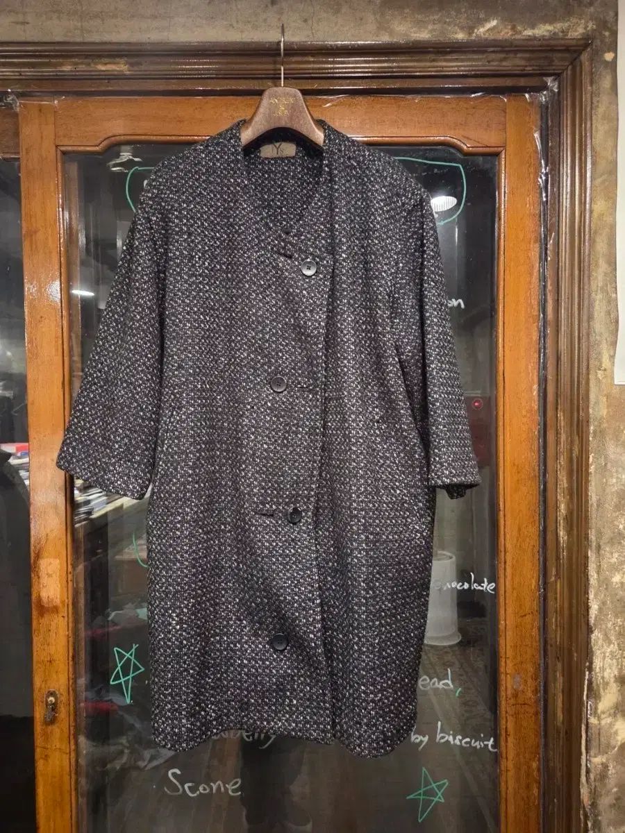 ヨウジヤマモト Y's ツイード コート サイズ2 レディース Yohji