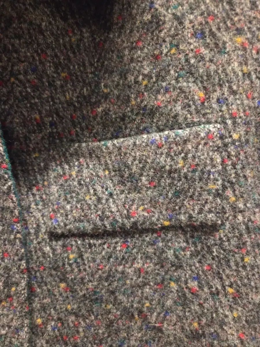 フレンチヴィンテージ ドネガル ツイード コート - メルカリ