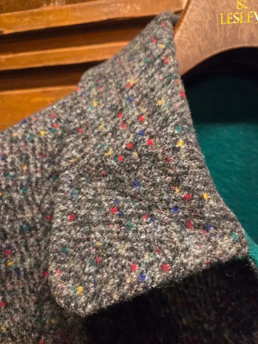 フレンチヴィンテージ ドネガル ツイード コート - メルカリ