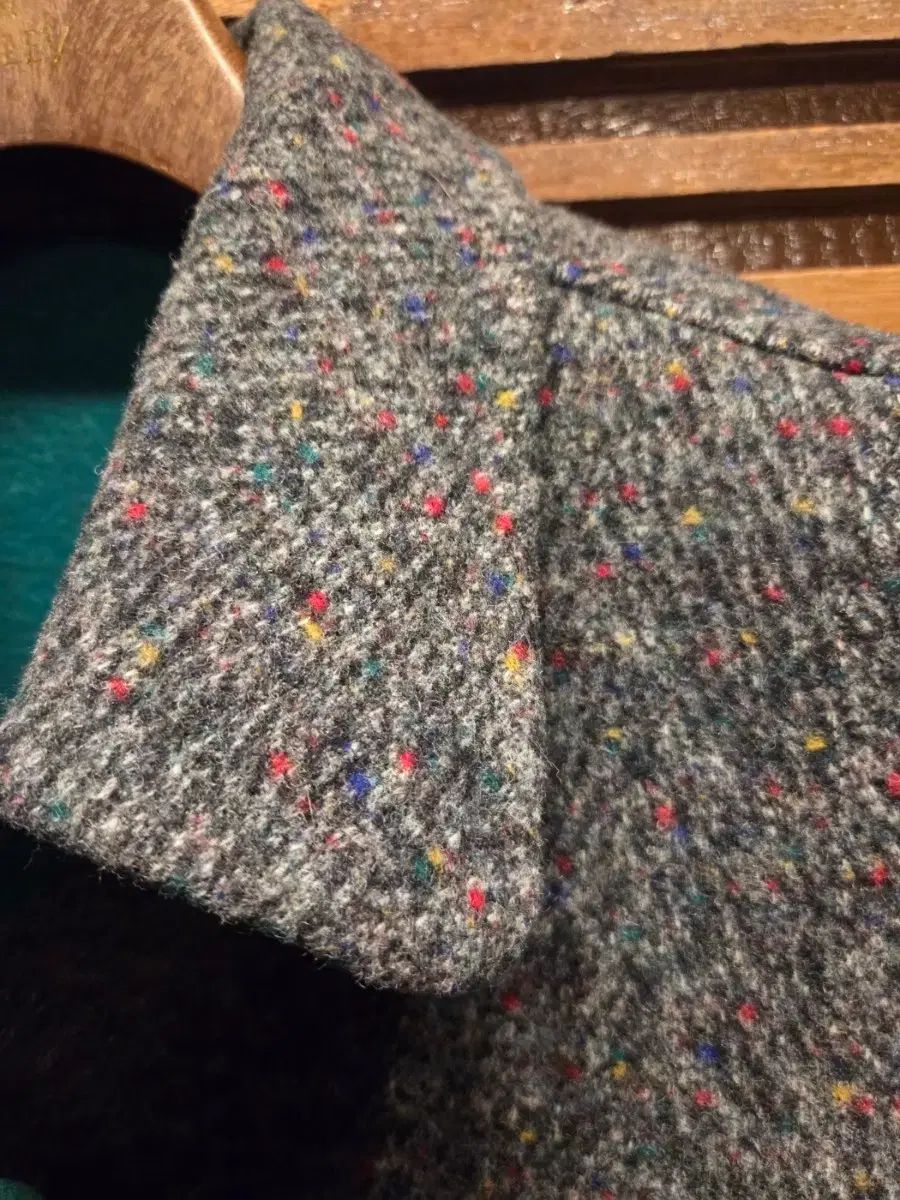 フレンチヴィンテージ ドネガル ツイード コート - メルカリ