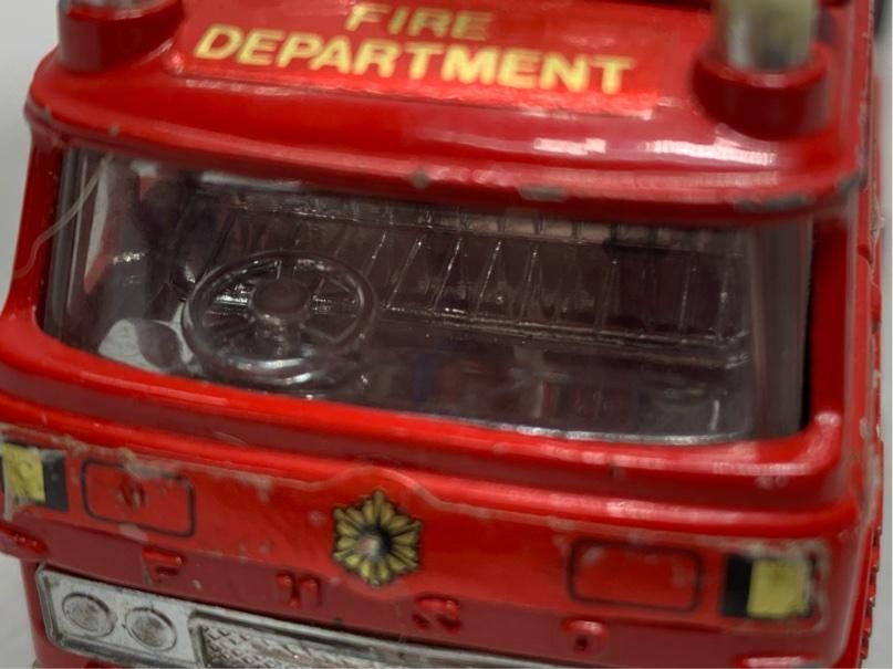 ヨネザワ Dipet ダイヤペット 三菱ふそう ハシゴ消防車 1/60スケール