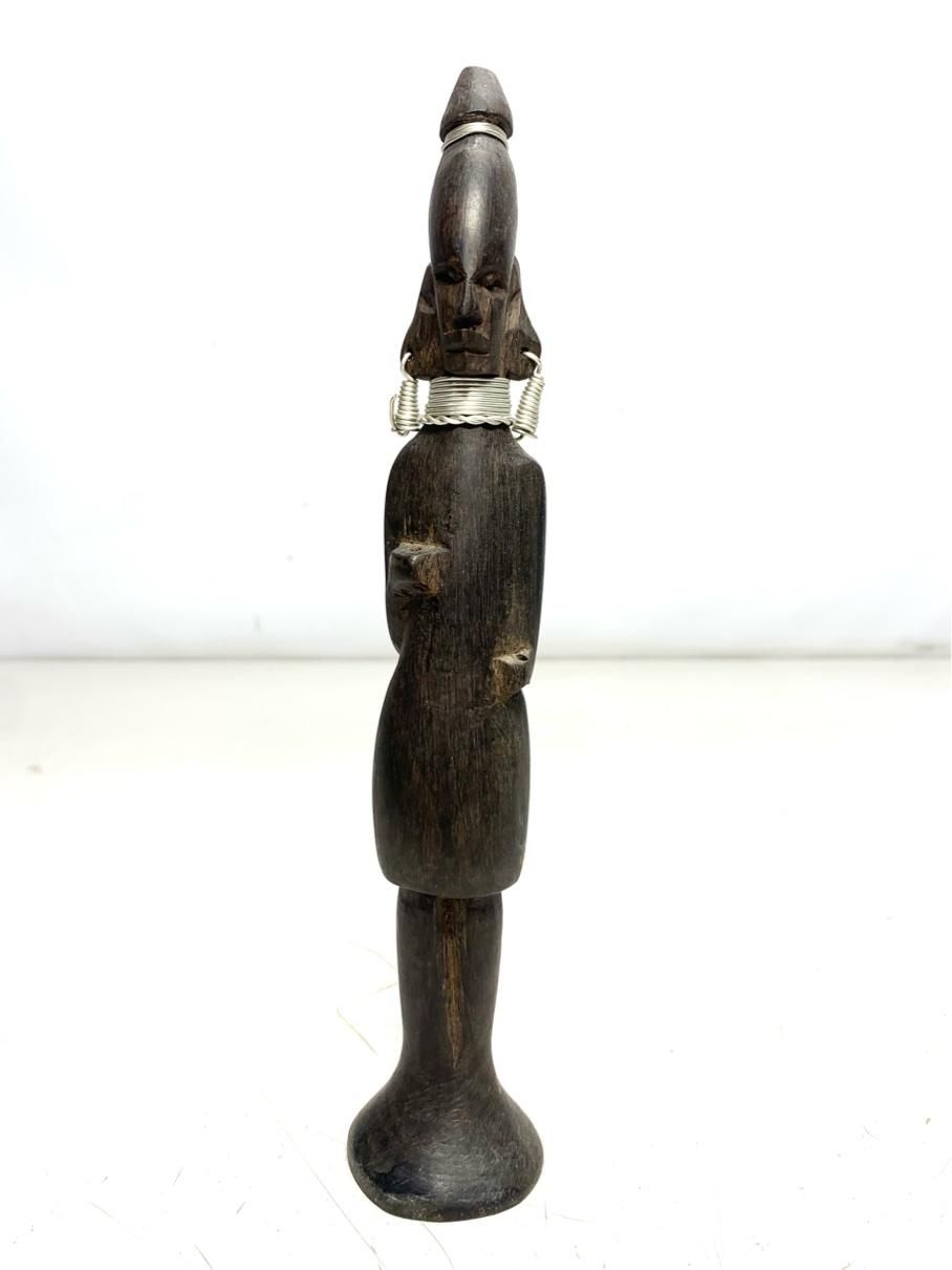 貴重 木彫り人形 ハンドクラフト アフリカ民芸 彫刻 オブジェ 置物