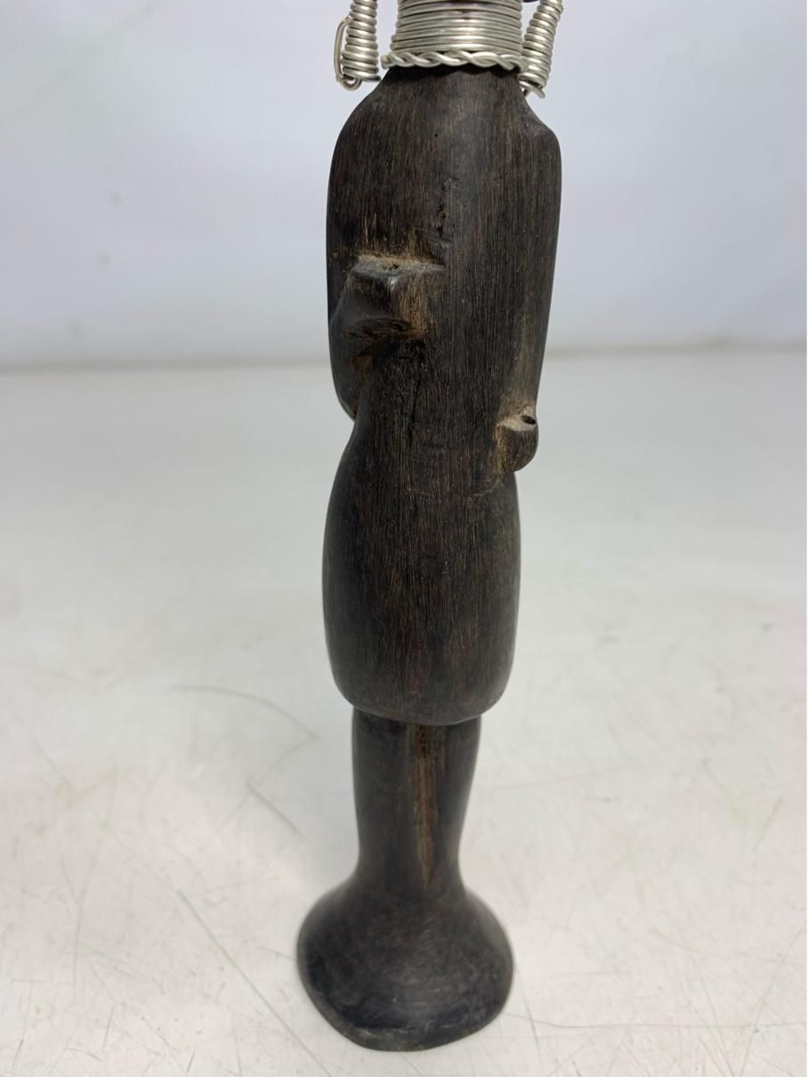 貴重 木彫り人形 ハンドクラフト アフリカ民芸 彫刻 オブジェ 置物