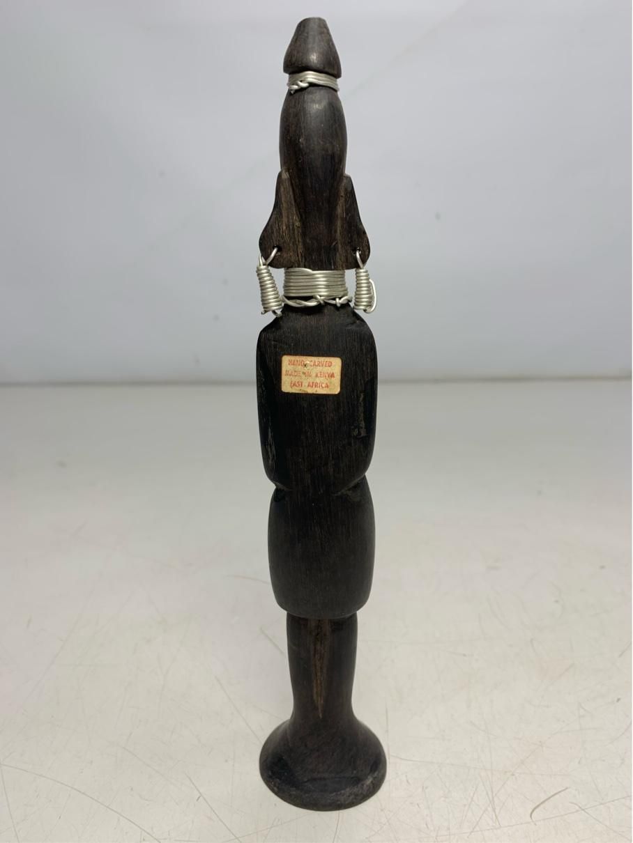 貴重 木彫り人形 ハンドクラフト アフリカ民芸 彫刻 オブジェ 置物