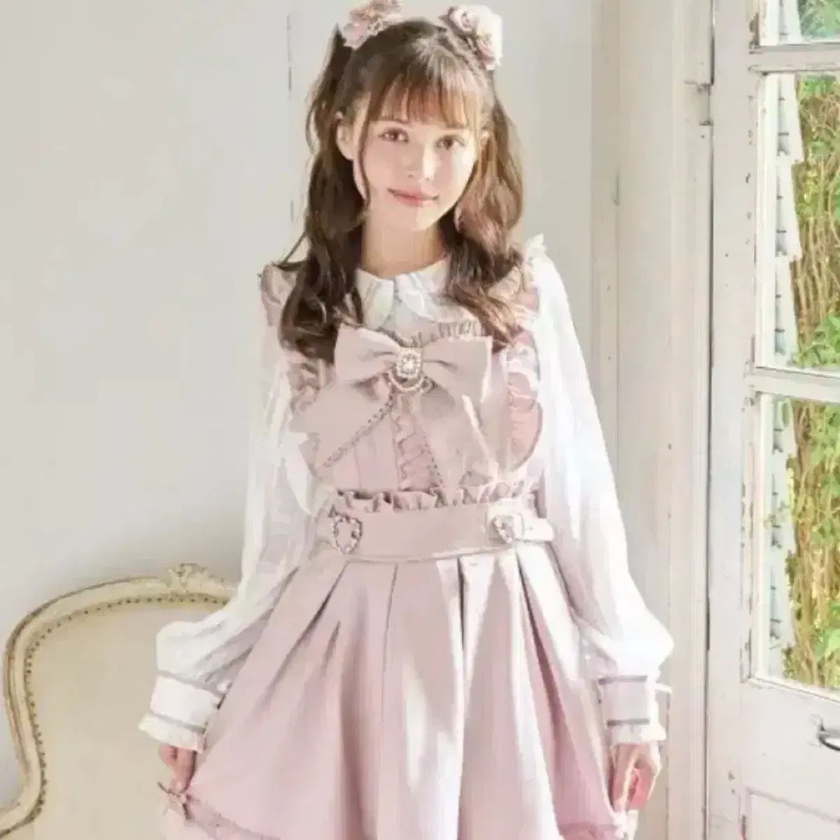 量産型 地雷系 リズリサ バッグ シュークール エプロン ジャンパー