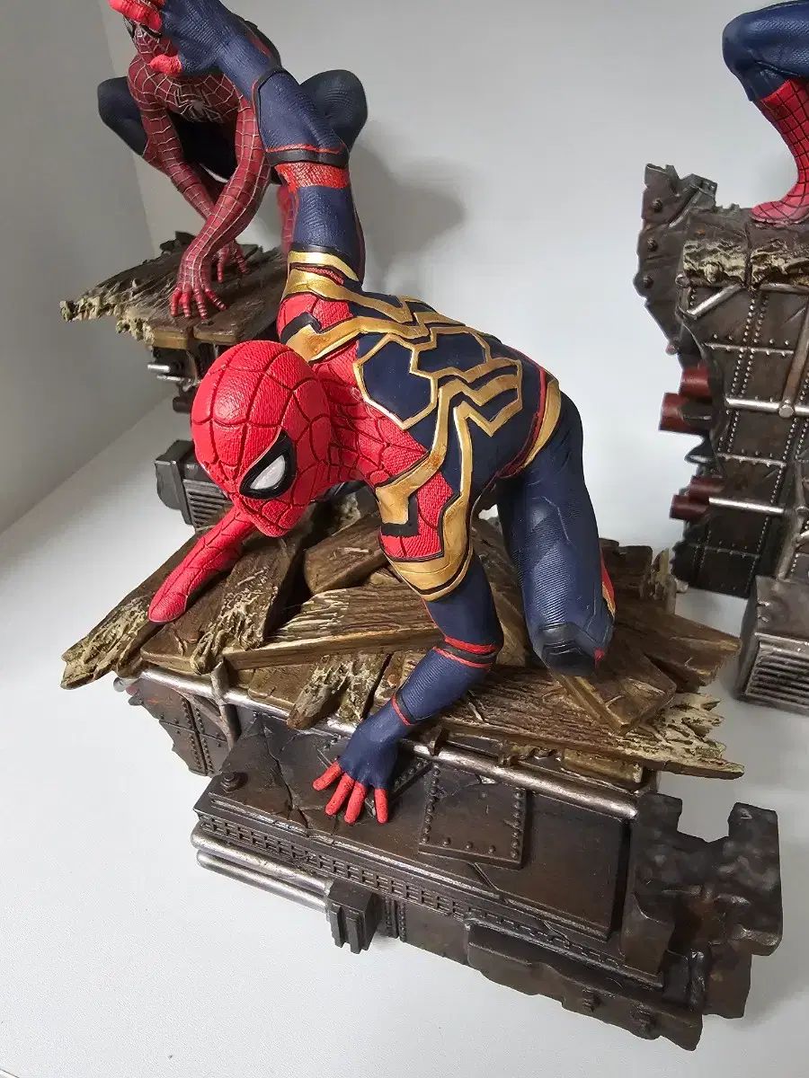 スパイダーマン 3体 フィギュア アイアンスタジオ ノー・ウェイ
