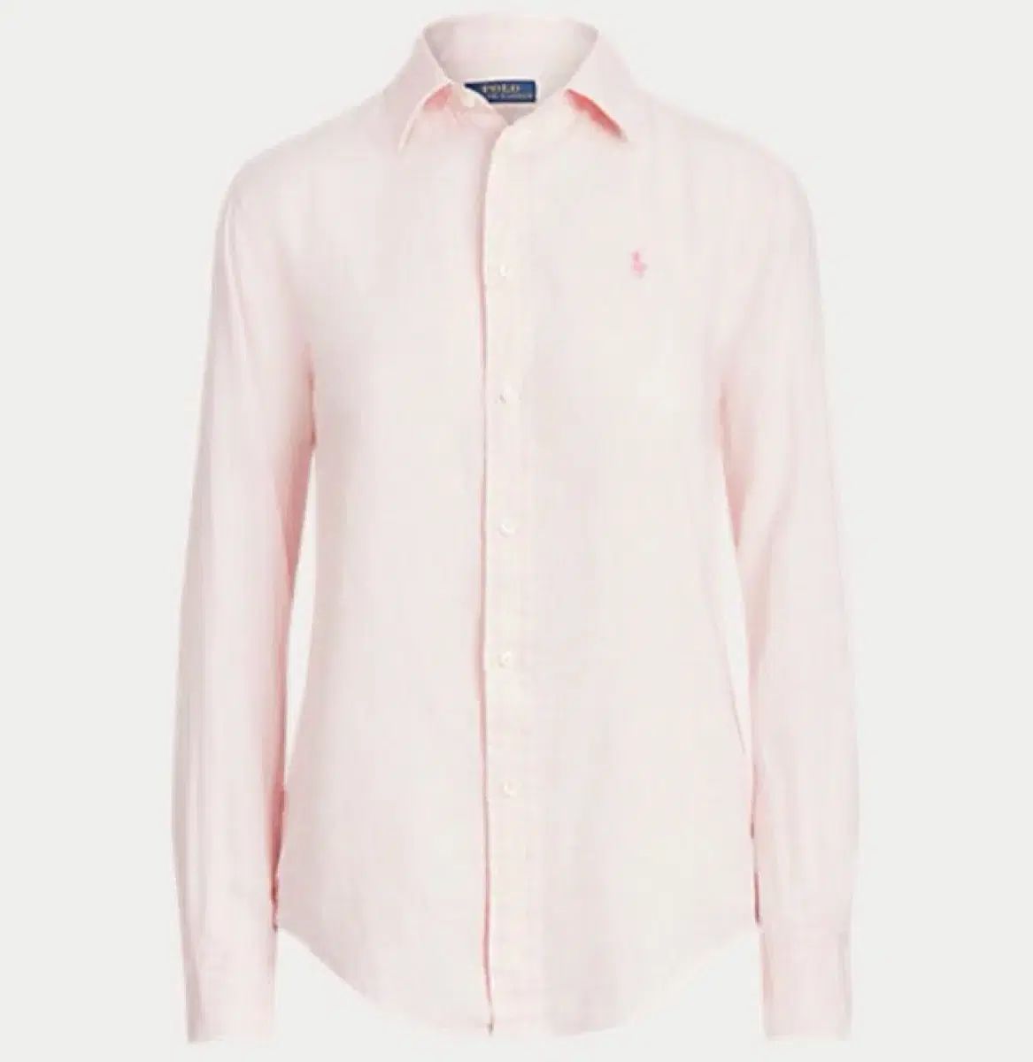 ポロ ラルフローレン ウィメンズ リネン シャツ ピンク