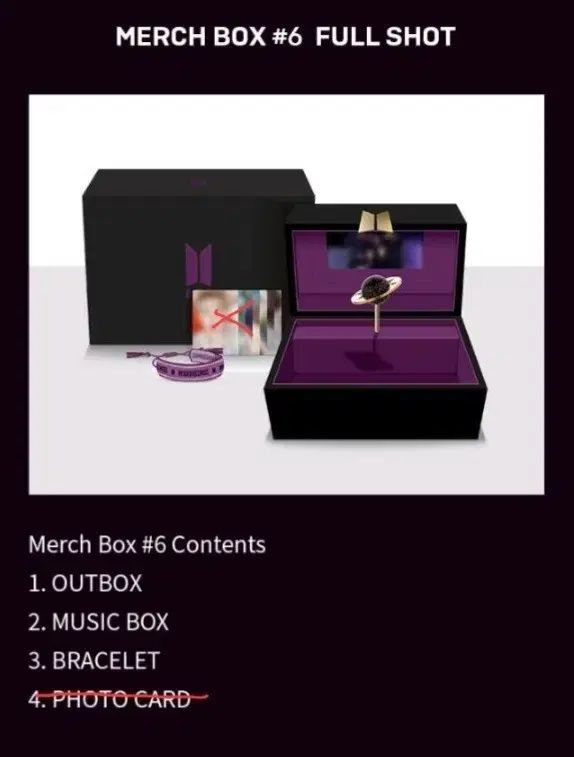 BTS MERCH BOX 6 BTS MERCH BOX SOWOOZOO オルゴール (トレカなし