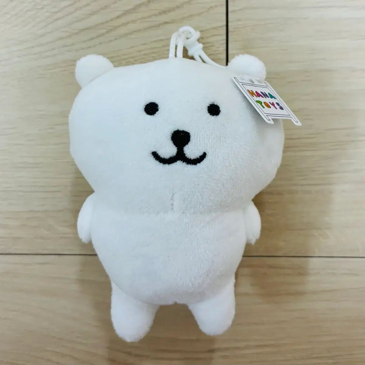 自分ツッコミくま 白 ぬいぐるみ キーホルダー - メルカリ