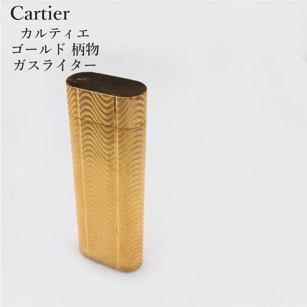 着火未確認】Cartier カルティエ ゴールド 柄物 ガスライター - メルカリ