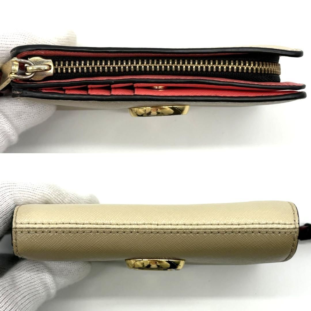 マークジェイコブス MARC JACOBS 2つ折り財布 L字ファスナー PVC