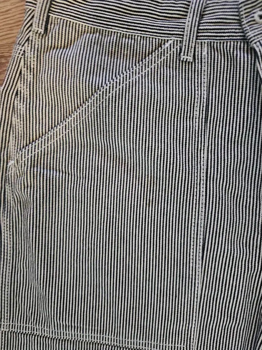 RIIZE BELOW ヒッコリー ストライプ パンツ ビッグシルエット チノパン 