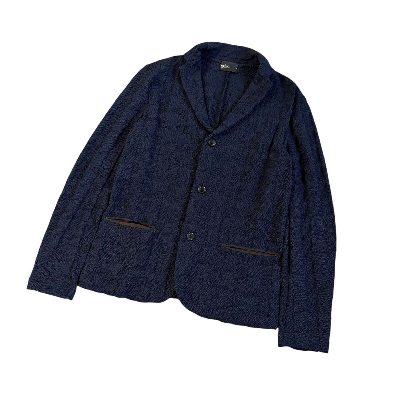 kolor / カラー 3Bテーラードジャケット 日本製 ネイビー SIZE2(M 