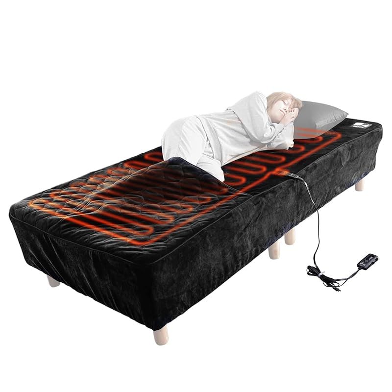 Bauhutte バウヒュッテ ボックス 電気毛布 BEB 100 S BK シングル ぽかぽか革命 足こたつ 付き電気毛布 0