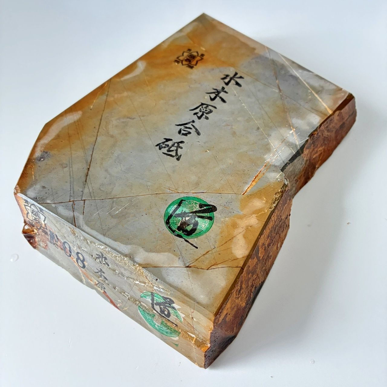 1060 g 硬さ3 巣板 水木原合砥 正本山 京都 天然砥石