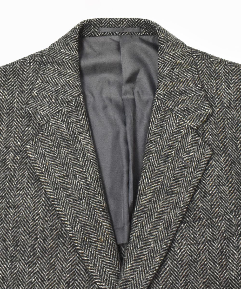 J.PRESS ヘリンボーン ウール シングルブレザー テーラードジャケット