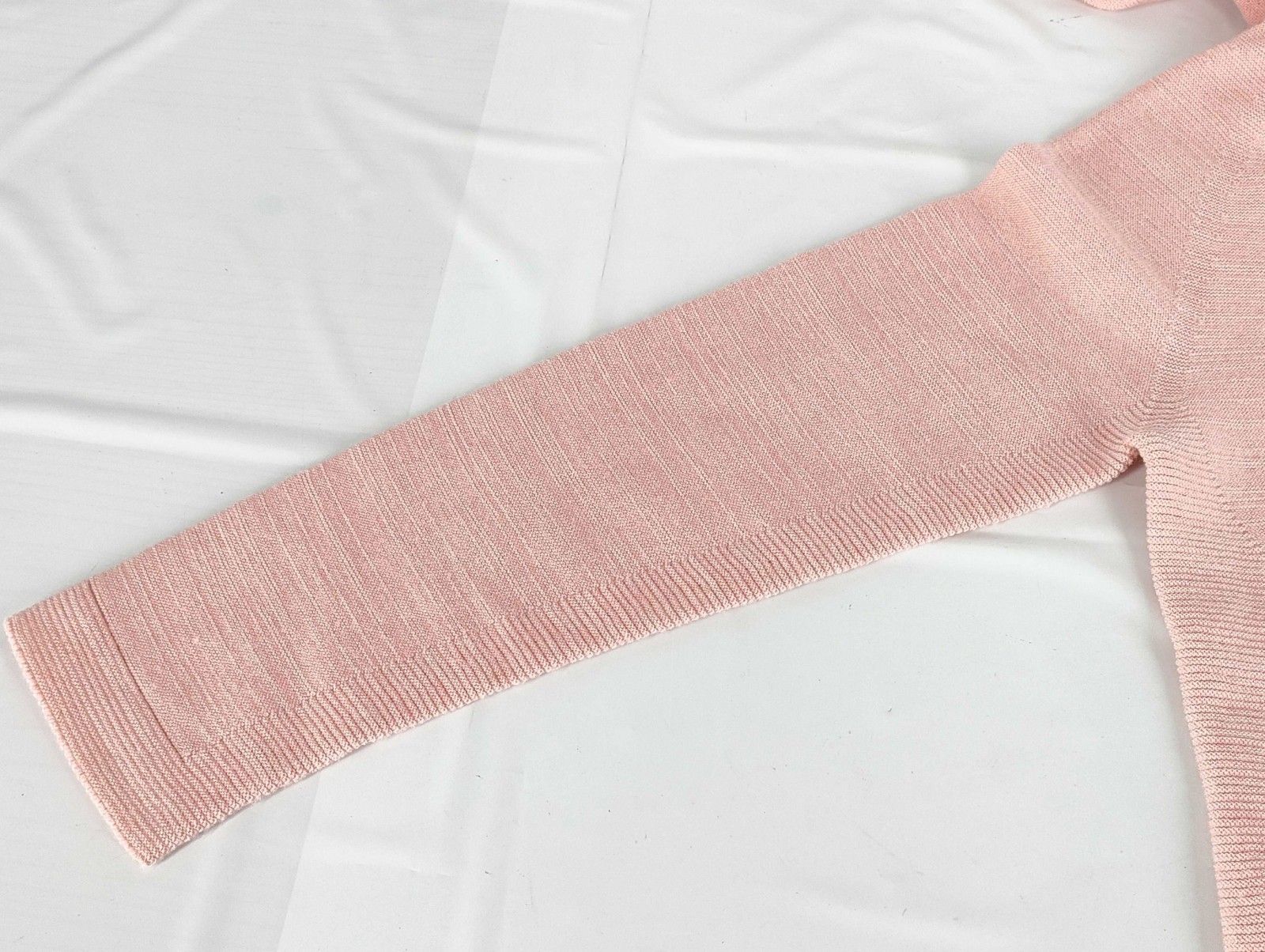 ISSEY MIYAKE HAAT タートルネック ニット トップス サーモンピンク