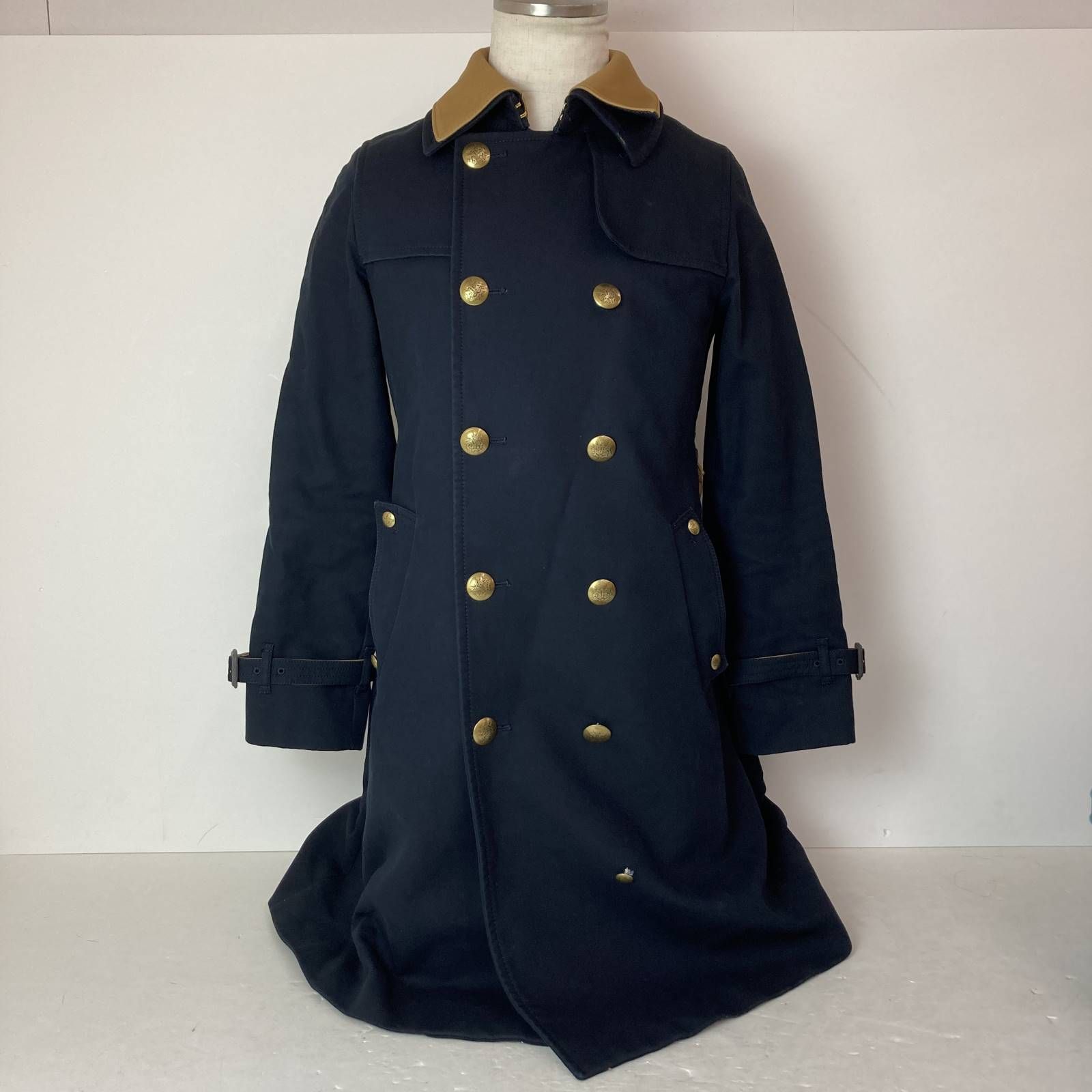 04 w 5582〓 TOMMY トミーヒルフィガー トレンチコート 403 MUN NDG ネイビー Mサイズ