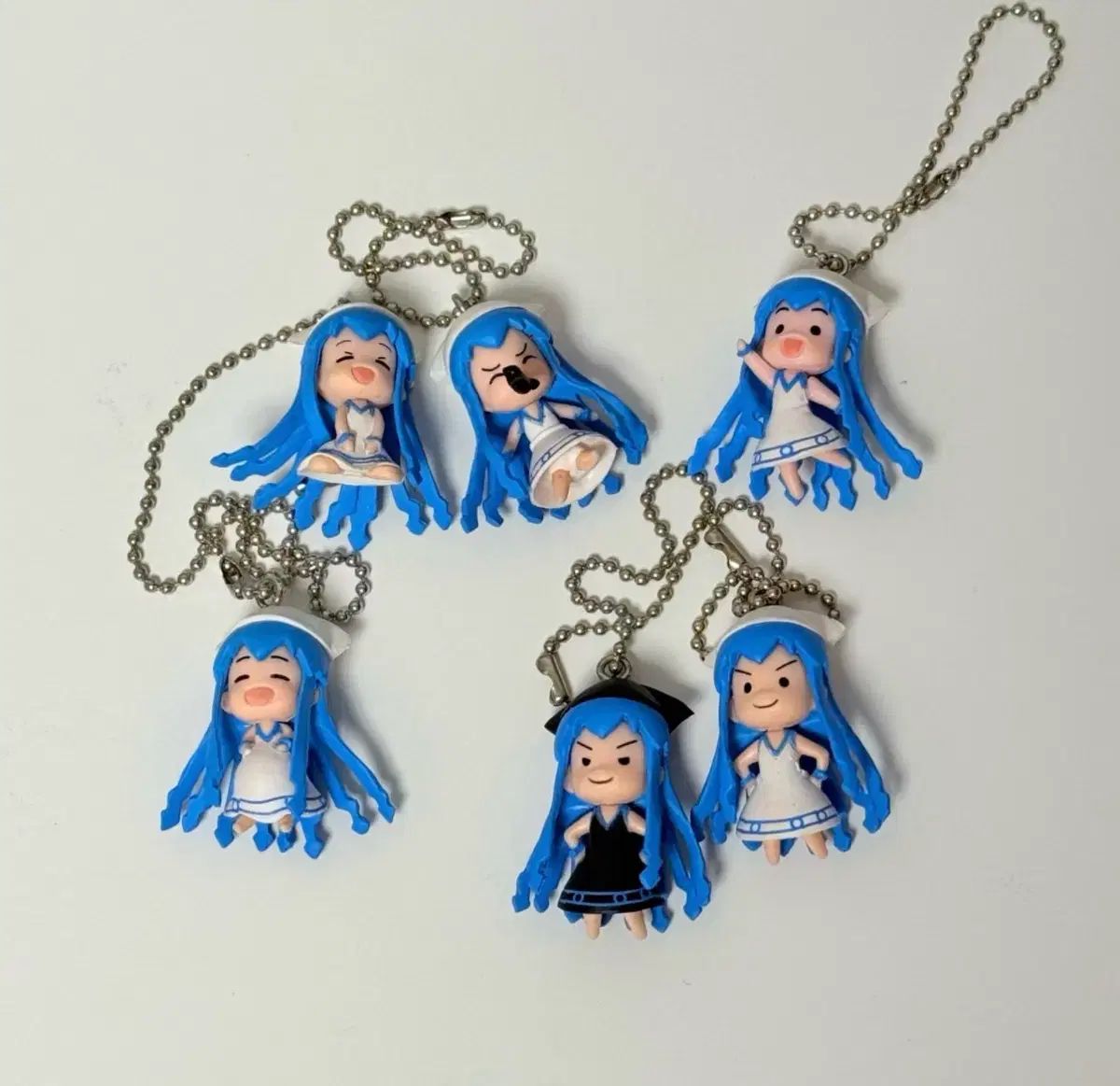 侵略 イルカ少女 フィギュア ゴーレン キーホルダー 6 種 セット