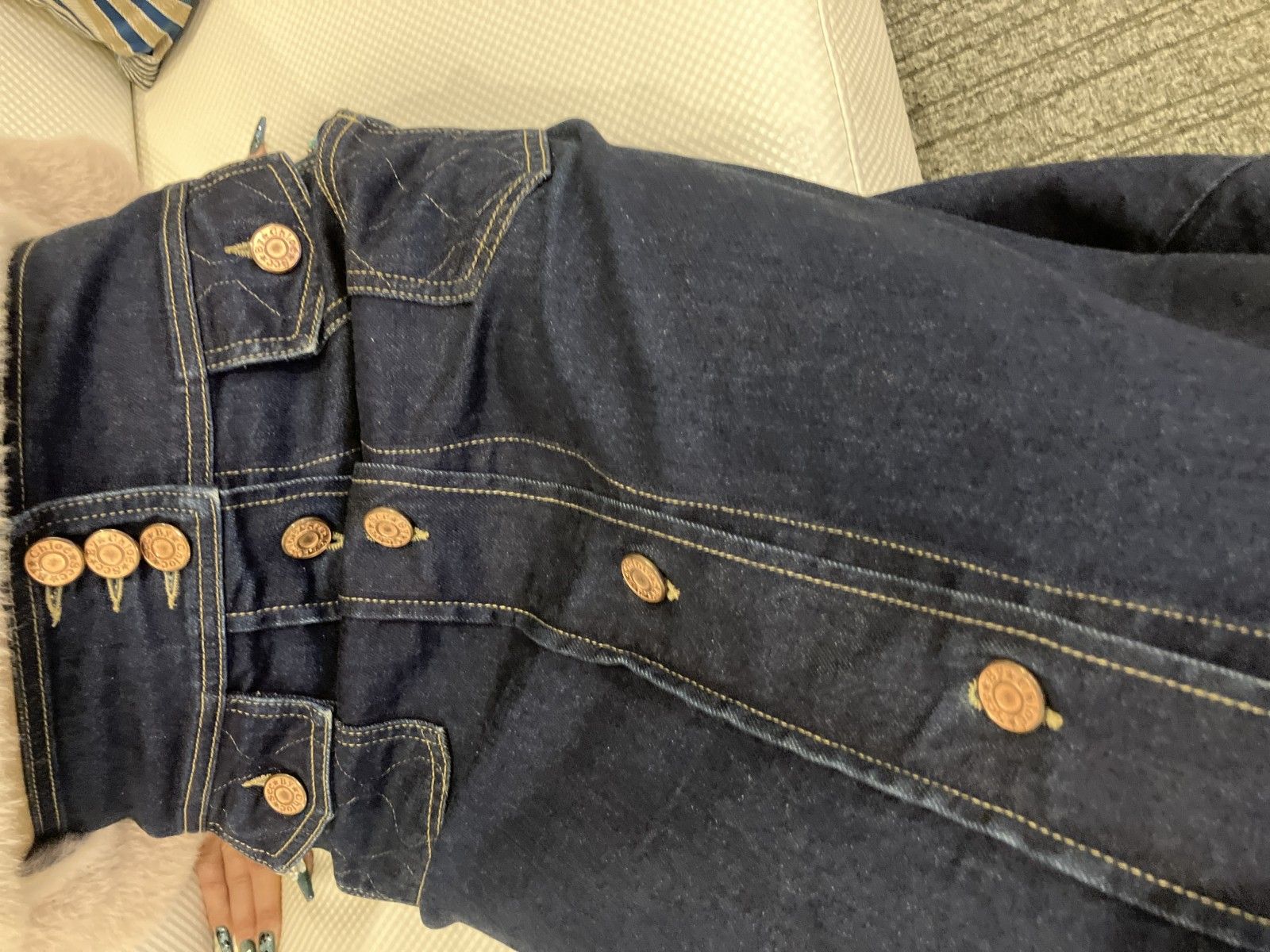SEE BY CHLOÉ インディゴ デニム スカート フロントボタン レディース